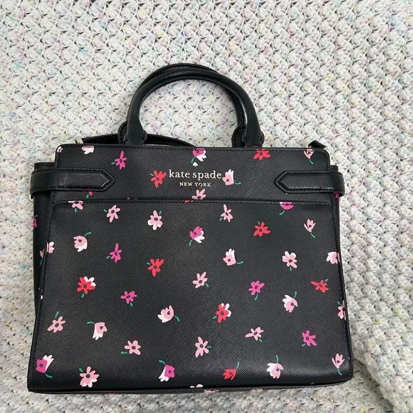 Kate Spade Staci Ditsy Buds Medium Satchel - Picture 6 of 6